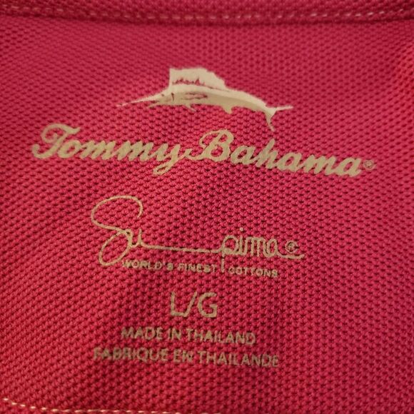 Tommy Bahama Polo Tee Sz L - Picture 6 of 6